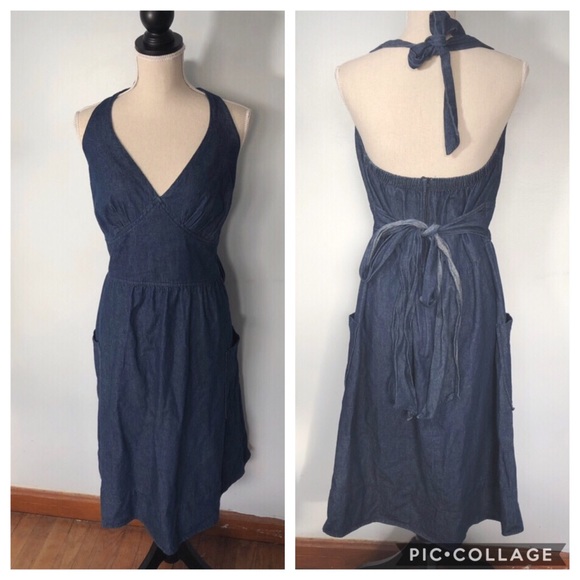 torrid Dresses & Skirts - Torrid Denim Halter Dress